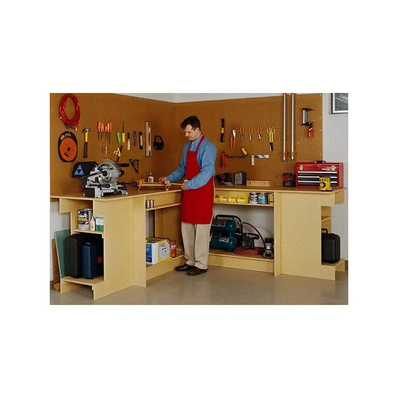 Woodworking Project Paper Plan to Build One-Day Workbench