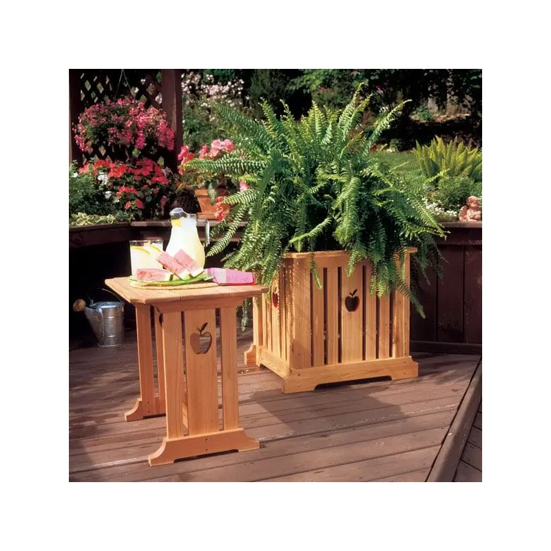 Woodworking Project Paper Plan to Build Patio Table & Planter