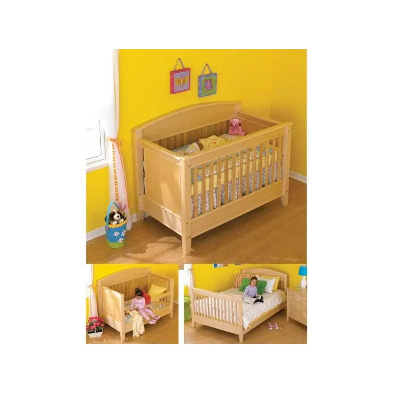 Woodworking Project Paper Plan to Build 3-in-1 Bed for All Ages