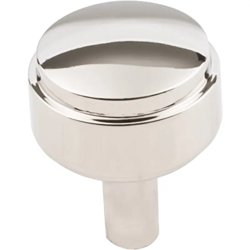 Hayworth Knob, 1-1/8" Dia.,  Polished Nickel