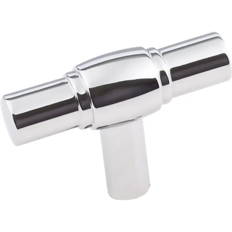 Hayworth "T" Knob, 2" O.L., Polished Chrome