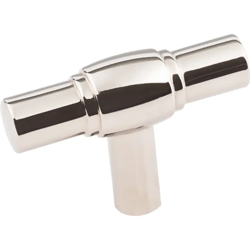 Hayworth "T" Knob, 2" O.L., Polished Nickel