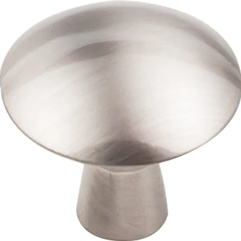 Zachary Knob, 1-1/16" Dia Satin Nickel