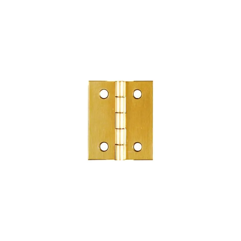 2-Pk., 1.5-In. Broad Hinges, Light-Duty, Brass