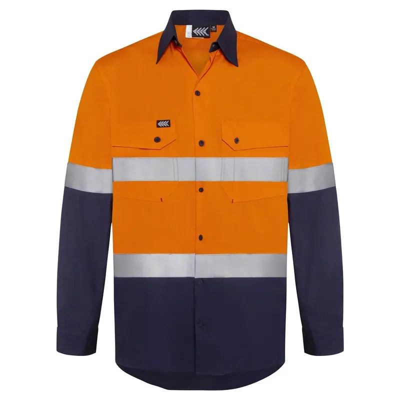 Boomerang Mens Hi-Vis Cotton Ripstop Shirt