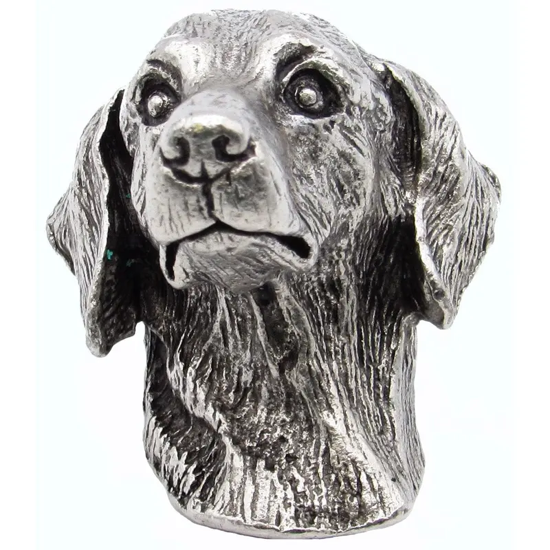 Dachshund Knob Pewter Oxide