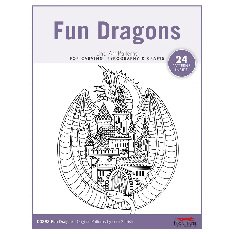 Fun Dragons Carving Patterns Pack
