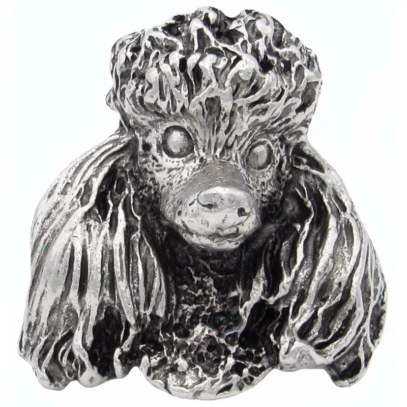 Poodle Knob Pewter Oxide