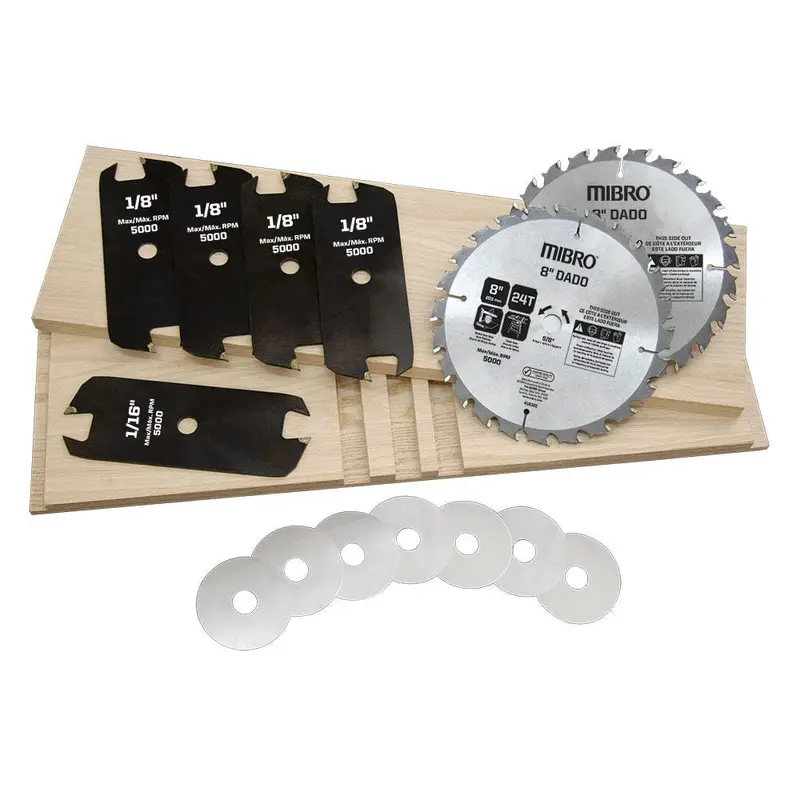 8"  Dado Circular Saw Blade Set