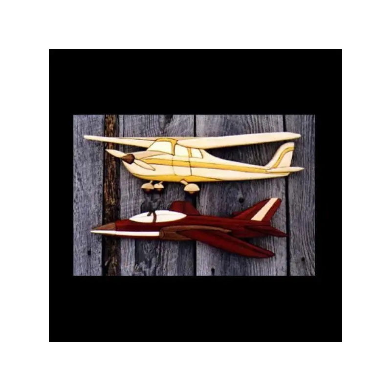 Airplanes Intarsia Pattern