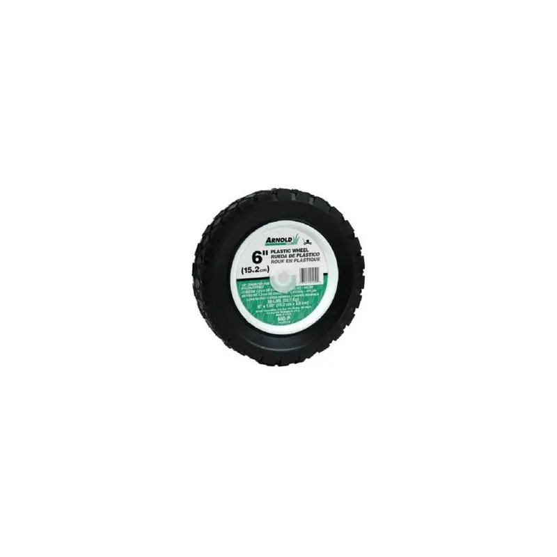 6-Inch Plastic Universal Offset Replacement Lawn Mower Wheel