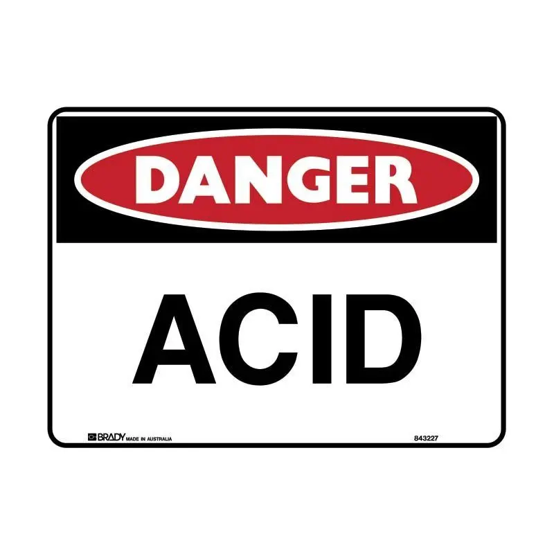 Brady Danger Sign - Acid