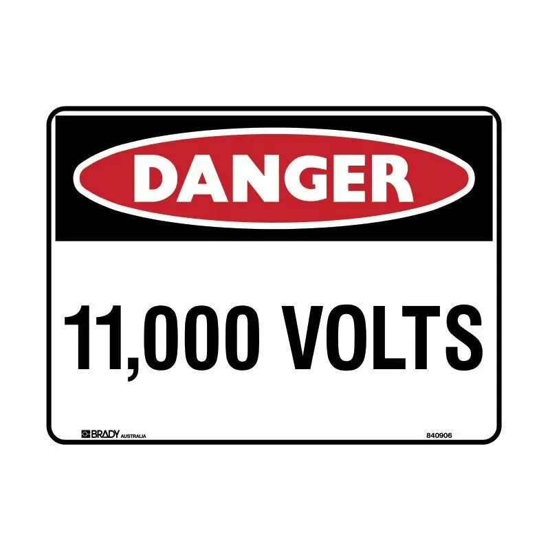 Brady Danger Sign - Volts