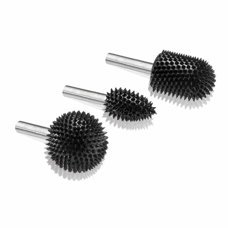 Extreme Rotary Burr Set - 1/4" Shaft  Very Coarse - 3 Piece