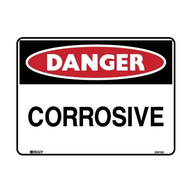 Brady Danger Sign - Corrosive
