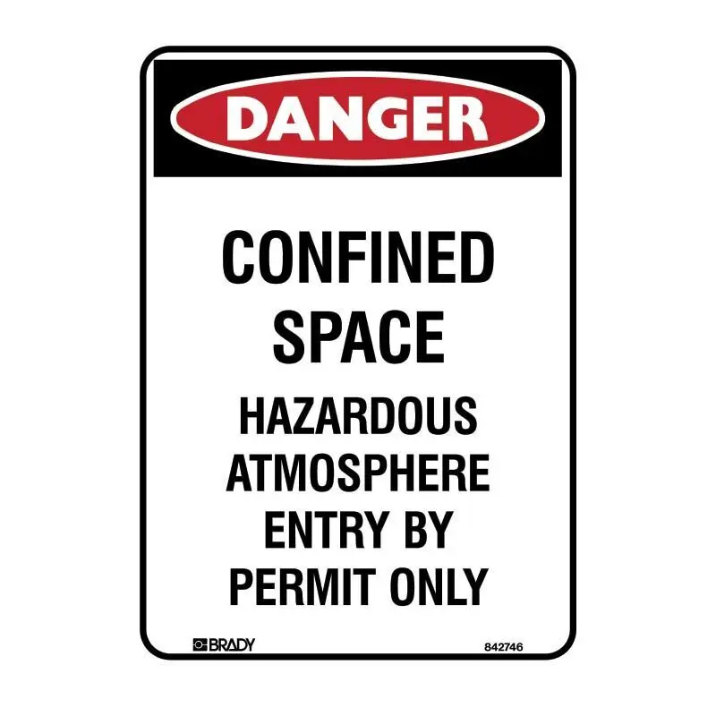 Confined Space Hazardous Atmosphere Entry By Permit Only