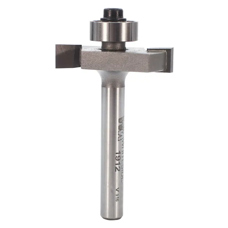 1912 Slotting And Rabbeting Router Bit 1/4" SH 1-1/4" D X 1/4" CL X 3/8" CD 2" OL