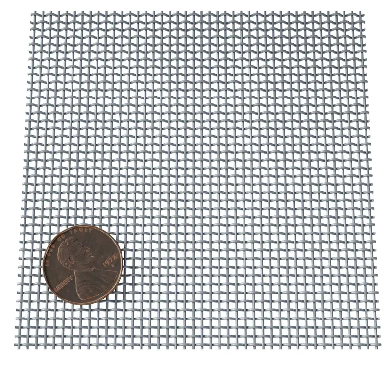 Fine Wire Mesh for Decorative Wire Grilles - 41" L x 48" W, Satin Nickel