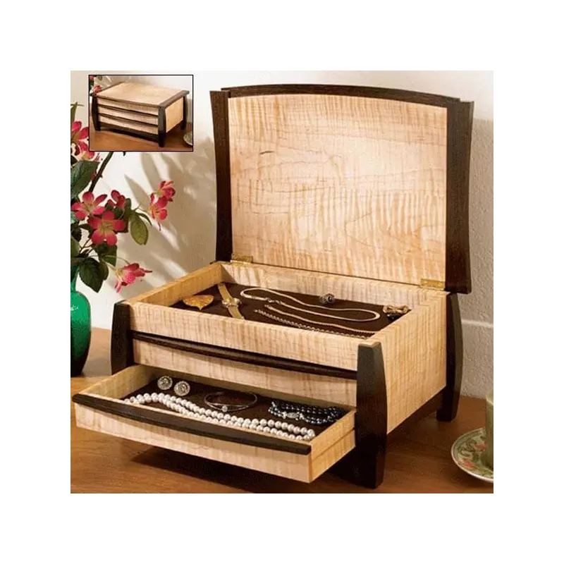 Woodworking Project Paper Plan to Build Gem of a Jewelry Box