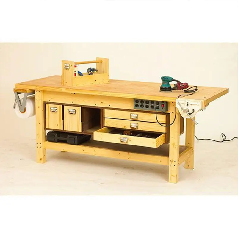 Downloadable Woodworking Project Plan to Build Basic Workbench and 6 Ways to Beef It Up