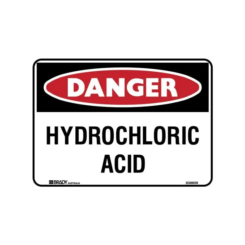 Brady Danger Sign - Hydrochloric Acid