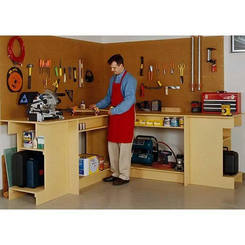 Downloadable Woodworking Project Plan to Build One-Day Workbench