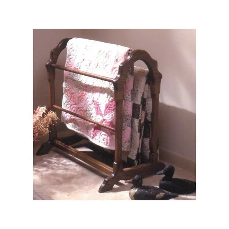 Woodworking Project Paper Plan to Build Country Classic Quilt Rack
