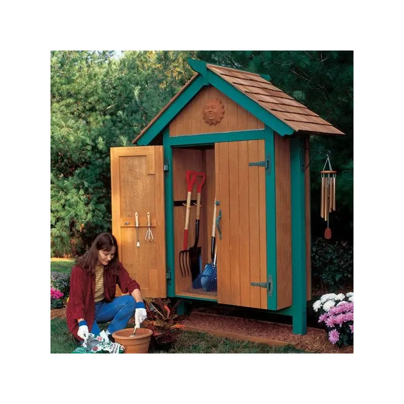Woodworking Project Paper Plan to Build Mini Garden Shed
