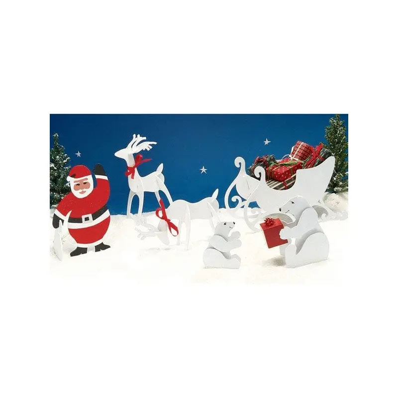 Woodworking Project Paper Plan to Build Tabletop Christmas Figures