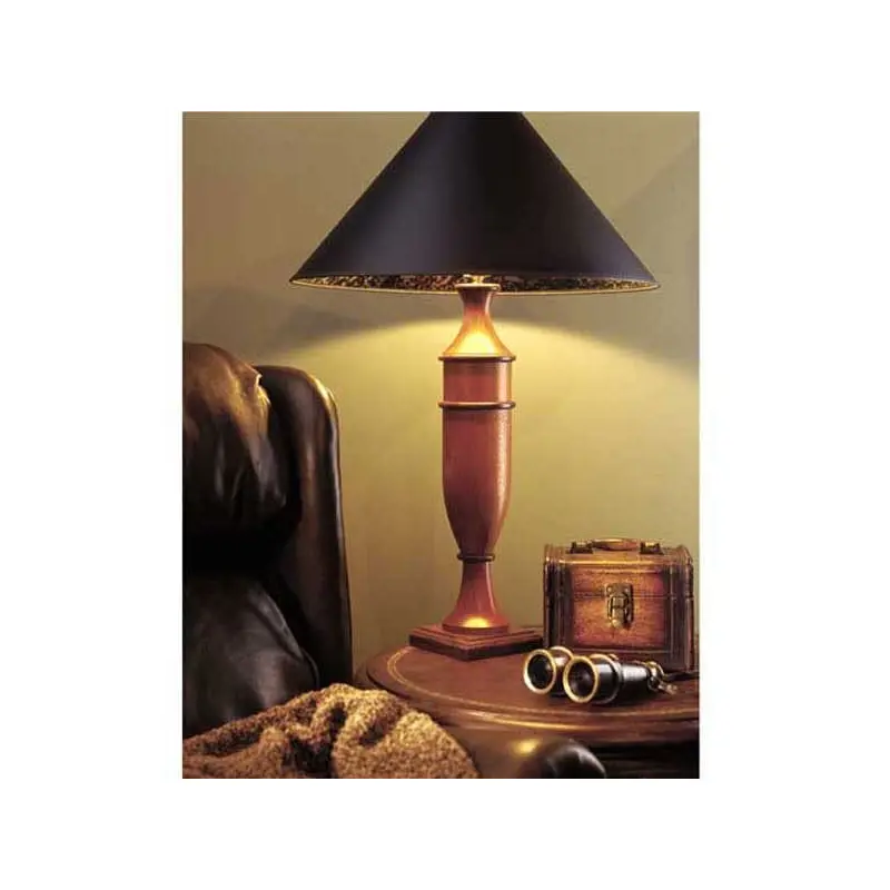 Woodworking Project Paper Plan to Build Turned Table Lamp
