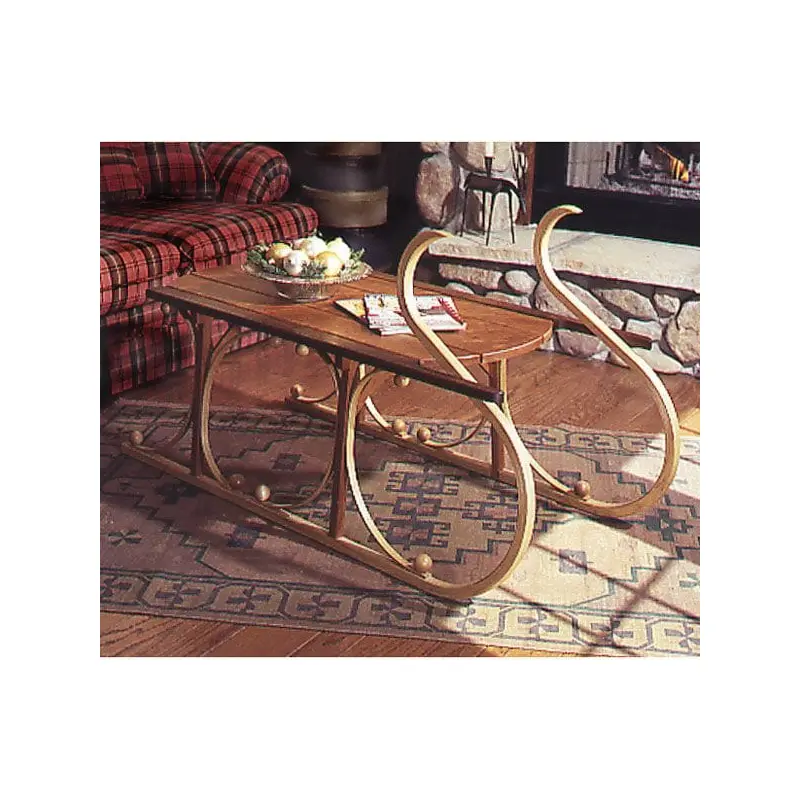 Woodworking Project Paper Plan to Build Yuletide Sleigh Coffee Table