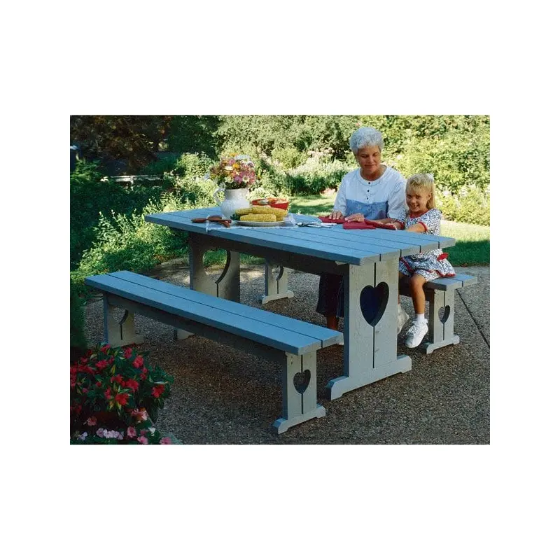 Woodworking Project Paper Plan to Build Picnic Table and Benches