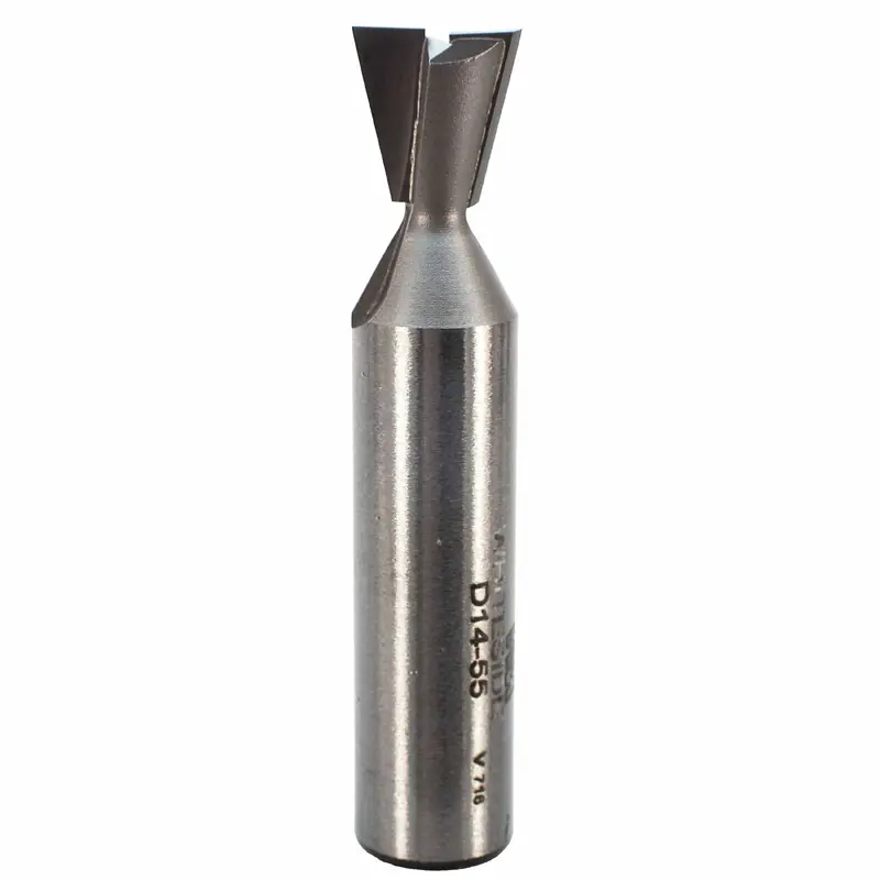 D14-55 Dovetail Router Bit 14 Degree 1/2" SH 1/2" D x 1/2" C x 2-1/2" OL