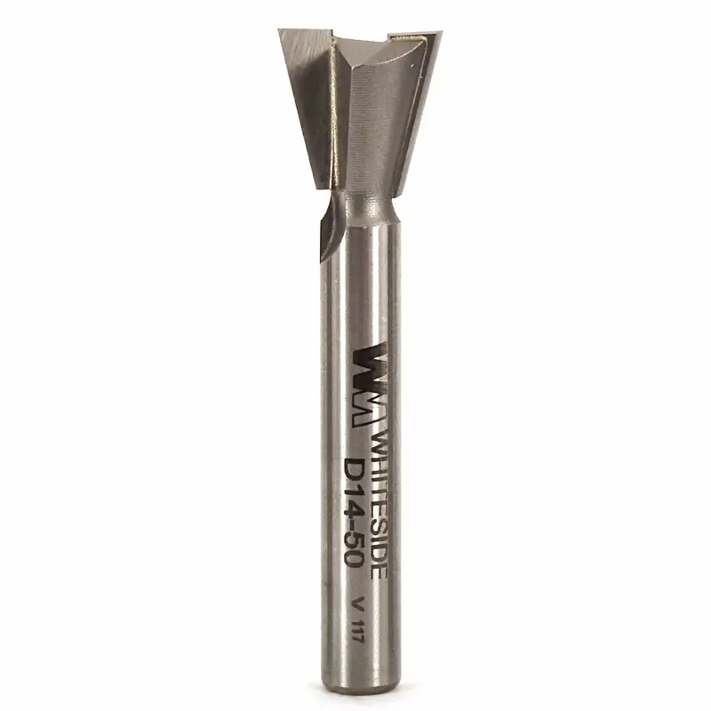 D14-50 Dovetail Router Bit 14 Degree 1/4" SH 1/2" D x 1/2" C x 2" OL