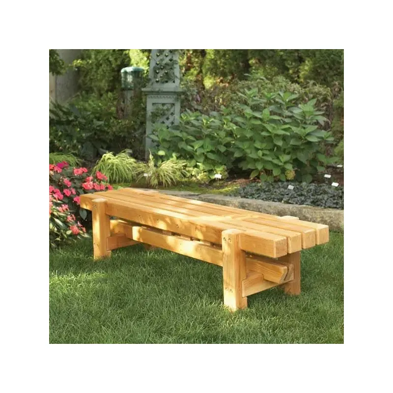 Woodworking Project Paper Plan to Build Durable, Doable Outdoor Bench