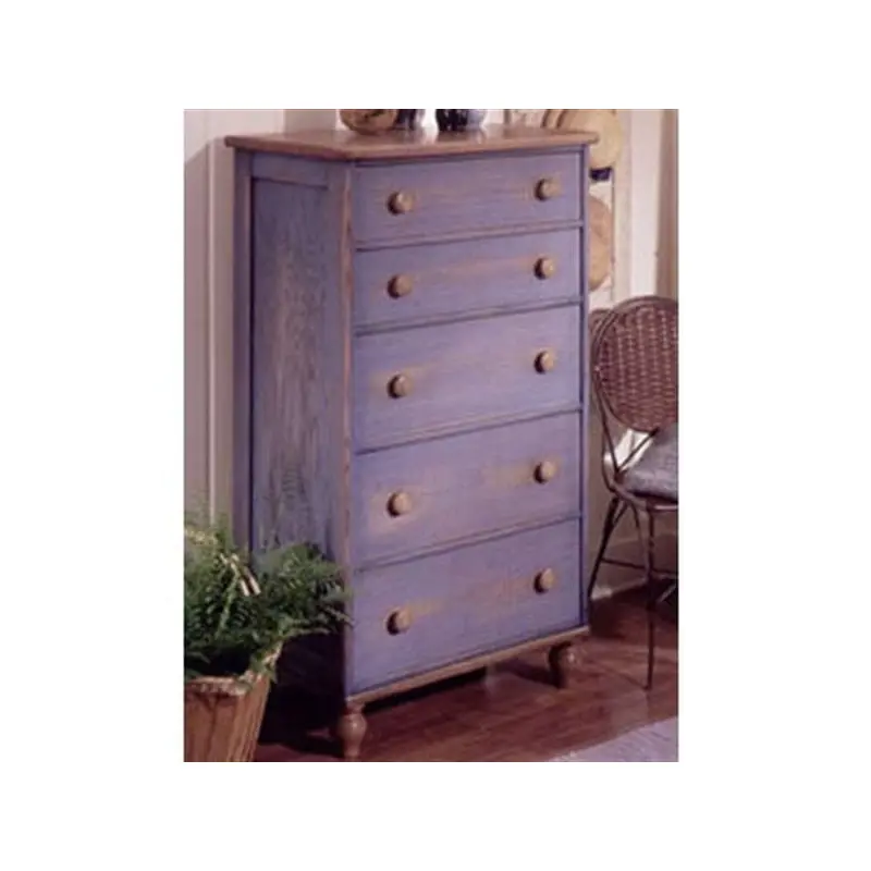 Woodworking Project Paper Plan to Build Country-Fresh 5-Drawer Dresser