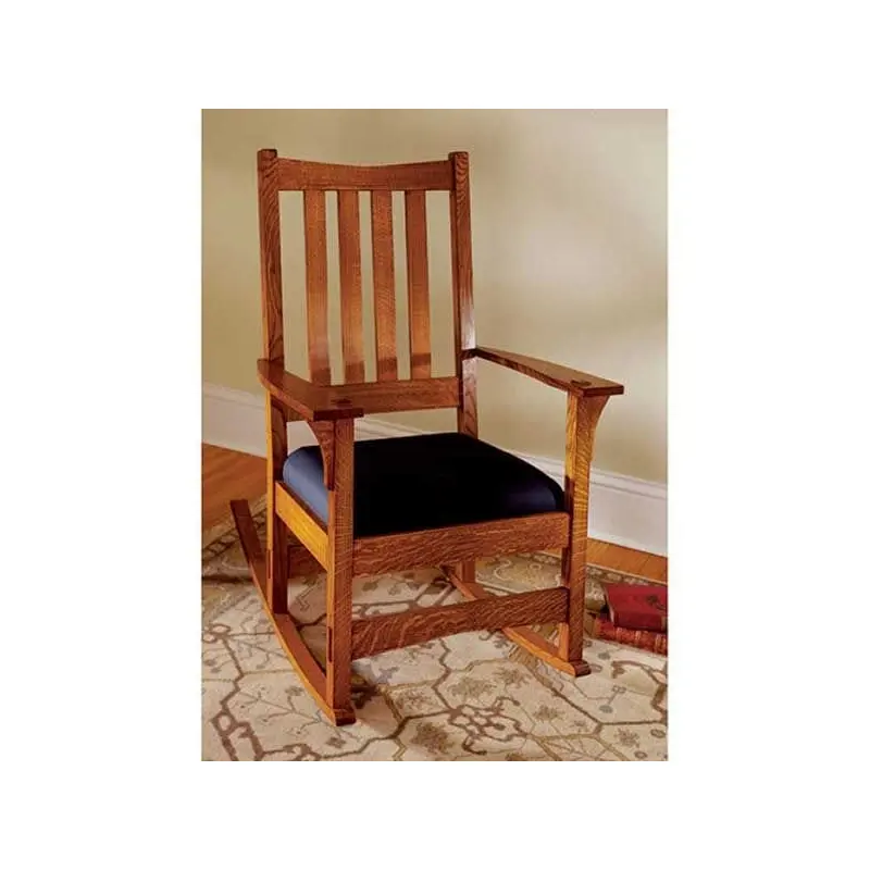 Woodworking Project Paper Plan to Build Two-In-One Arts and Crafts Chair/Rocker
