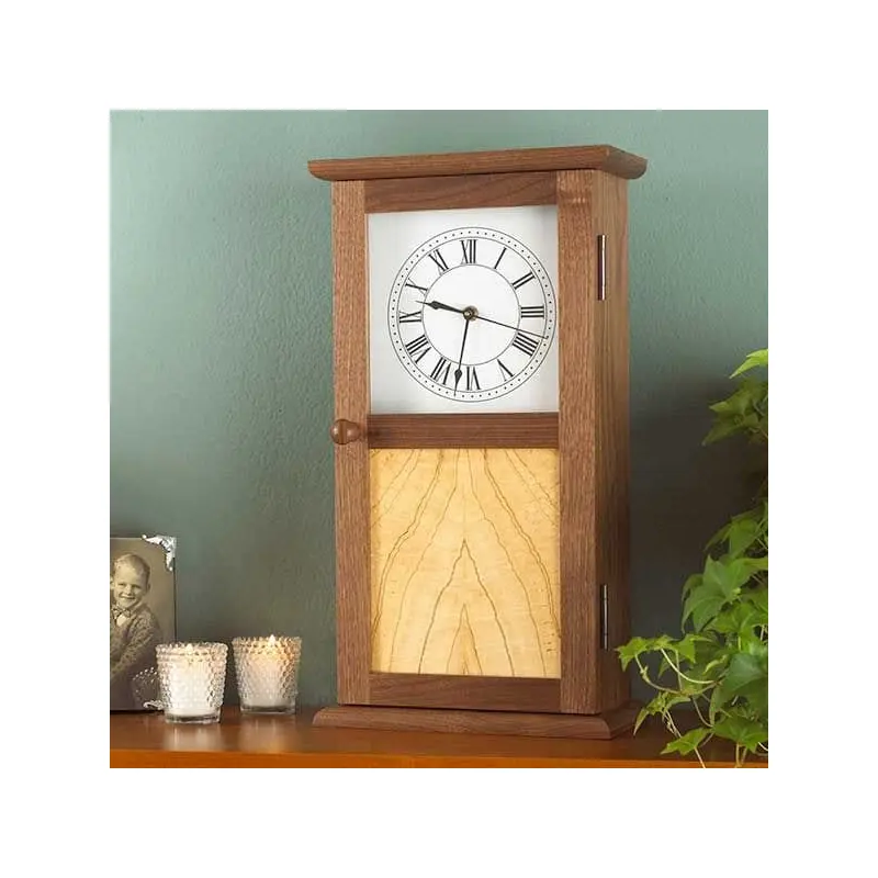 Woodworking Project Paper Plan to Build Shaker Clock