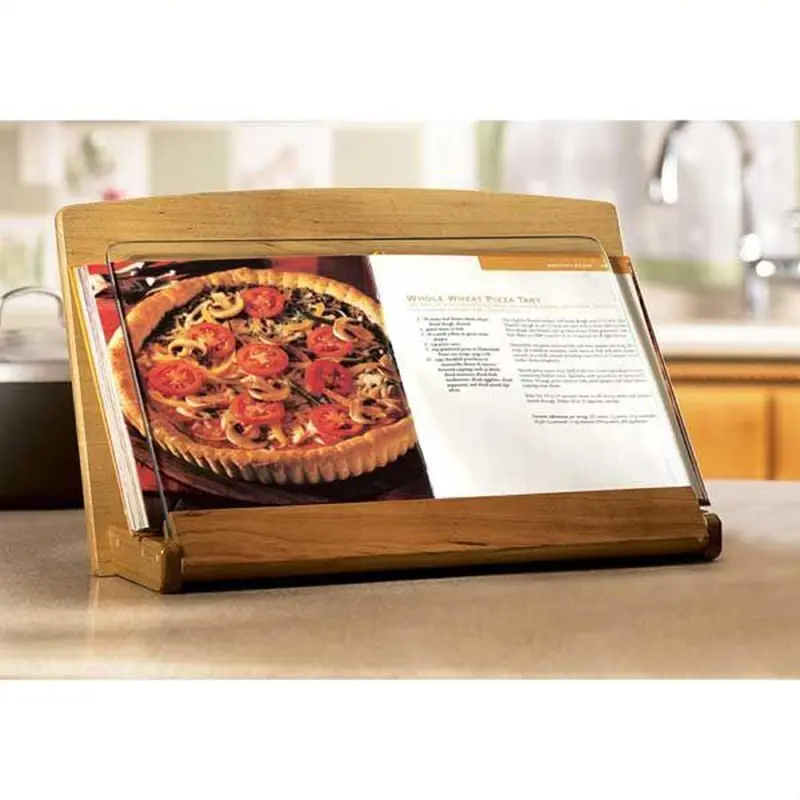Downloadable Woodworking Project Plan to Build Cookbook Holder