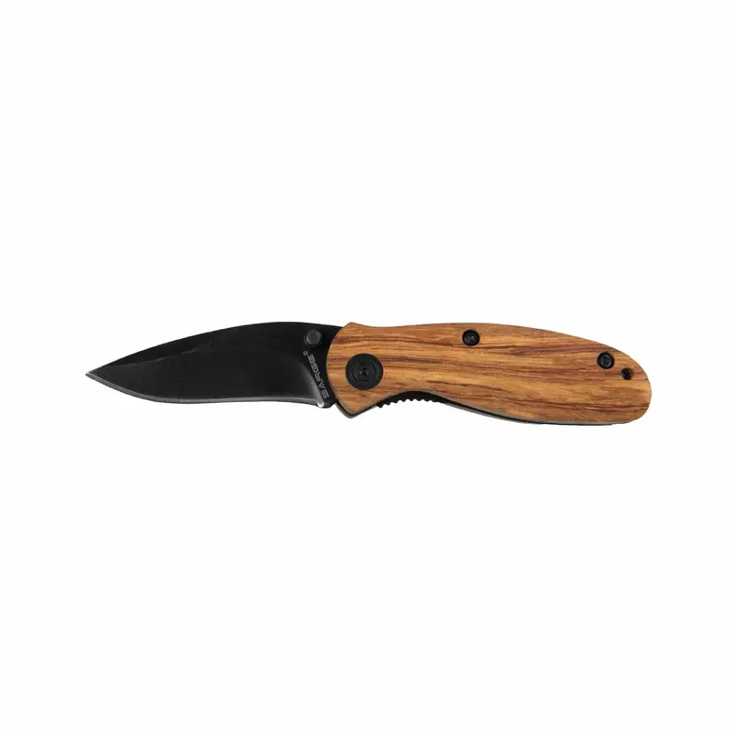 River Rosewood Liner Lock Folder Knife - Stainless Steel - 2-1/8" Blade