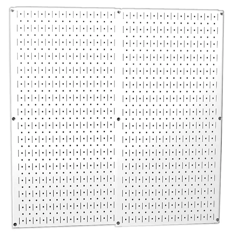 White Metal Pegboard Pack - Two Pegboard Tool Boards