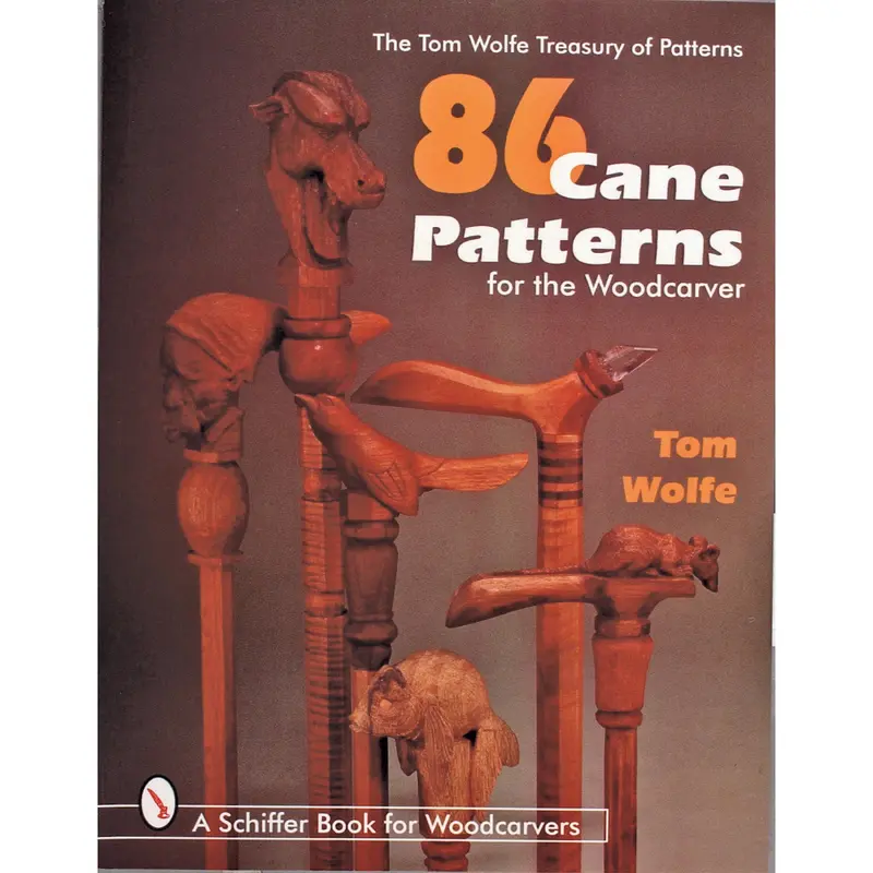86 Cane Patterns for the Woodcarver