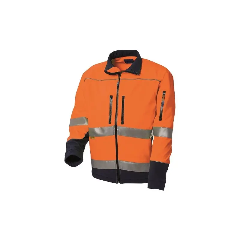 WS Workwear Hi-Vis Water Resistant Soft Shell Jacket