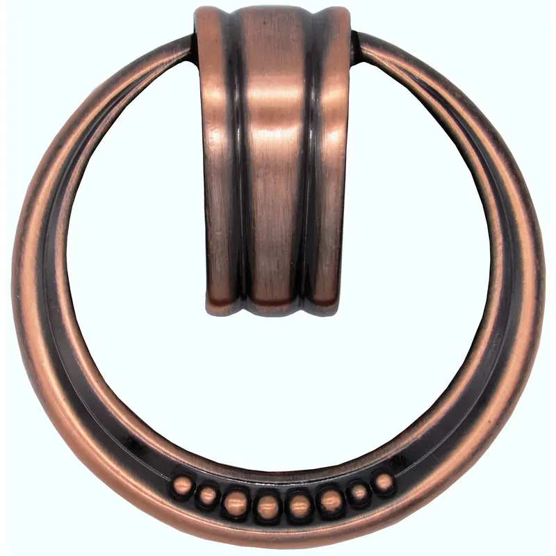 Beaded Elegance Ring Pull Satin Copper Oxide