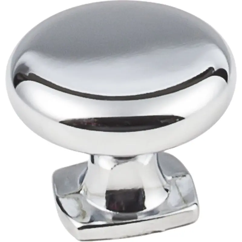 Belcastel 1 Knob, 1-3/8" Dia.,  Polished Chrome