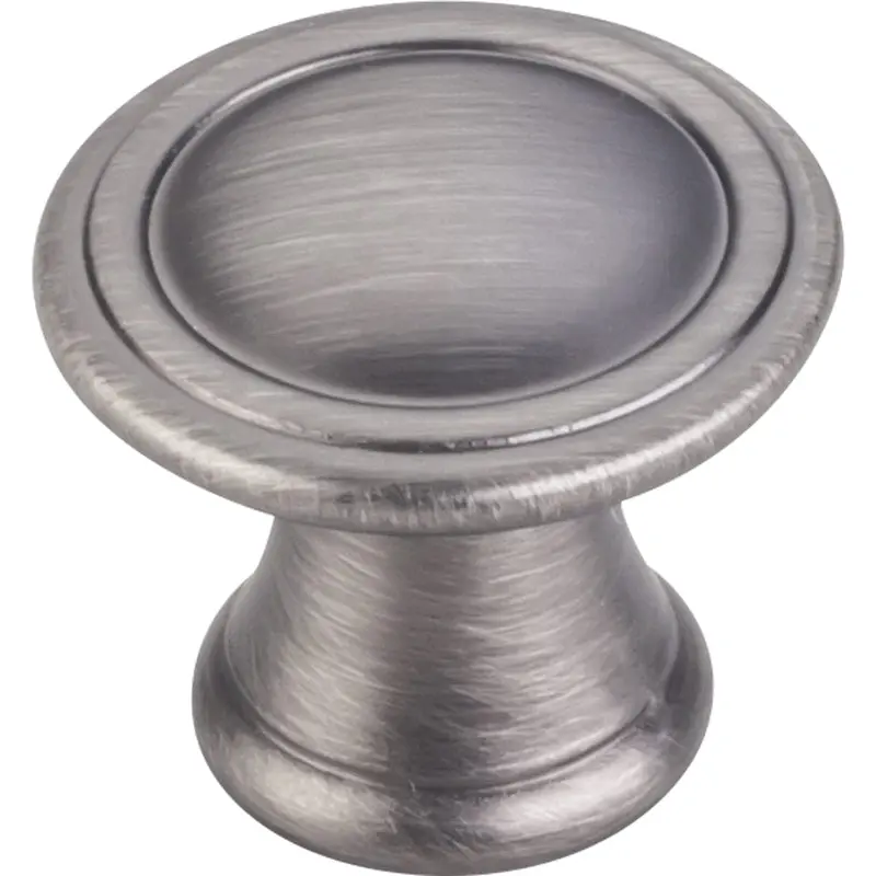 Chesapeake Knob, 1-3/16" Dia.,  Brushed Pewter