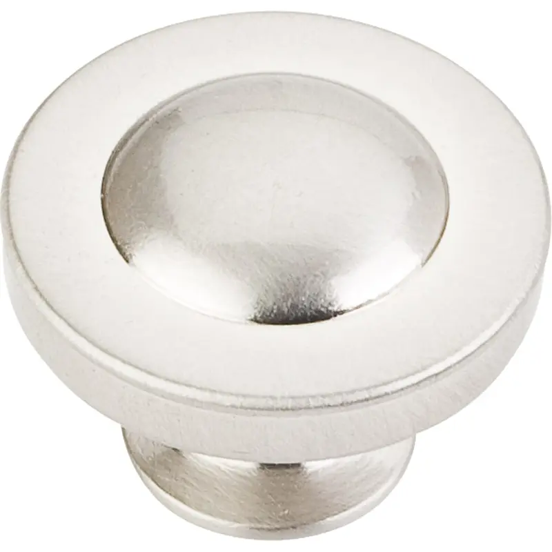 Cordova Knob, 1-1/4" Dia.,  Satin Nickel