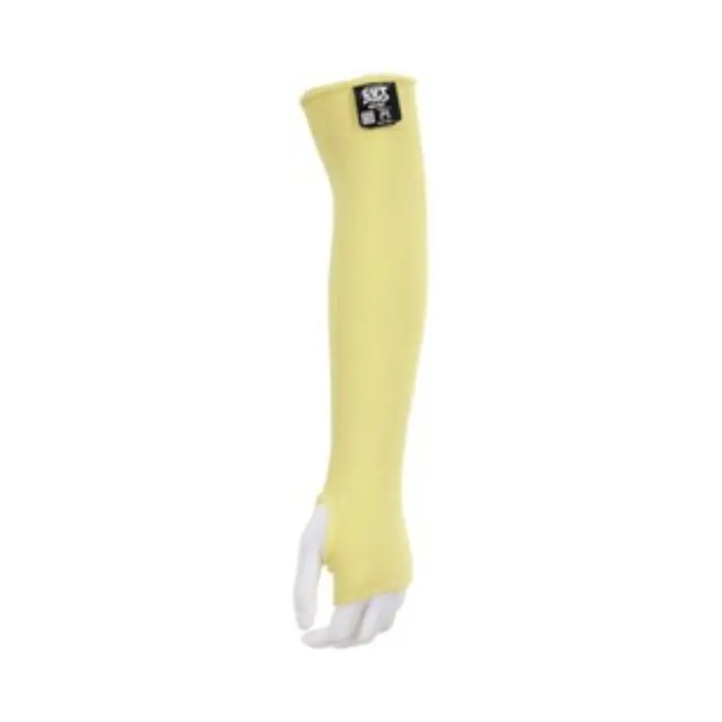 Safety CutPro  Double Ply DuPont Kevlar Cut Resistant Sleeves with Thumb Slot 18 Inches x 3 Inches