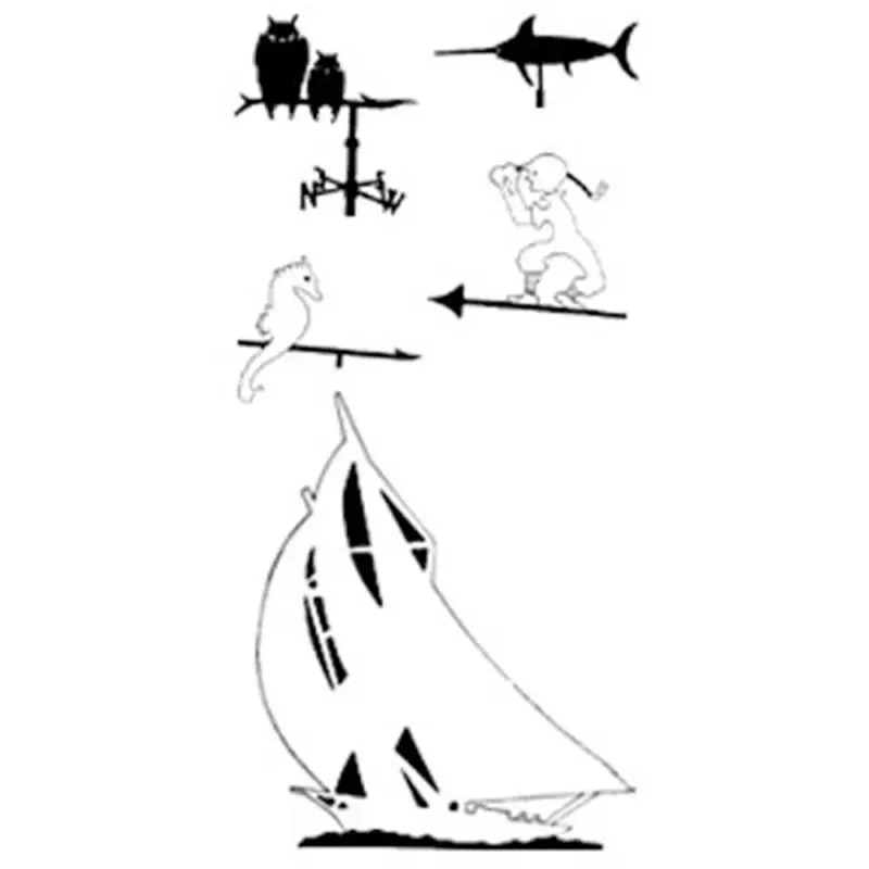 Woodworking Project Paper Plan to Build Weathervane