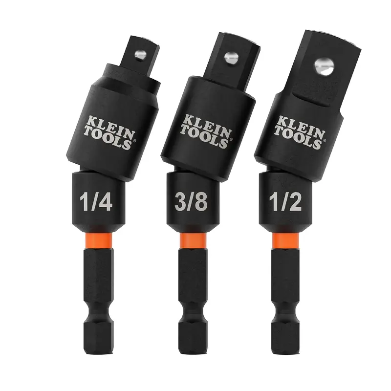 Swivel Impact Driver Socket Adapter Set, 3-Piece